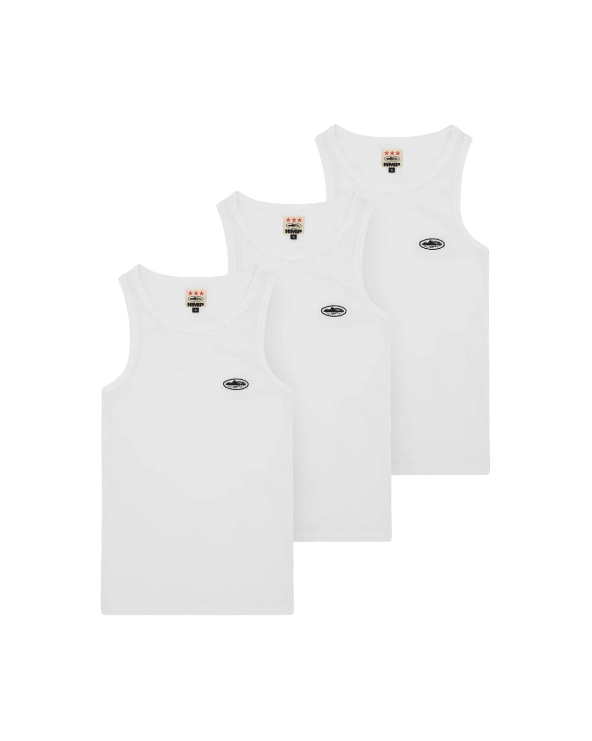 Corteiz Tank Top White Men (pack of 3)