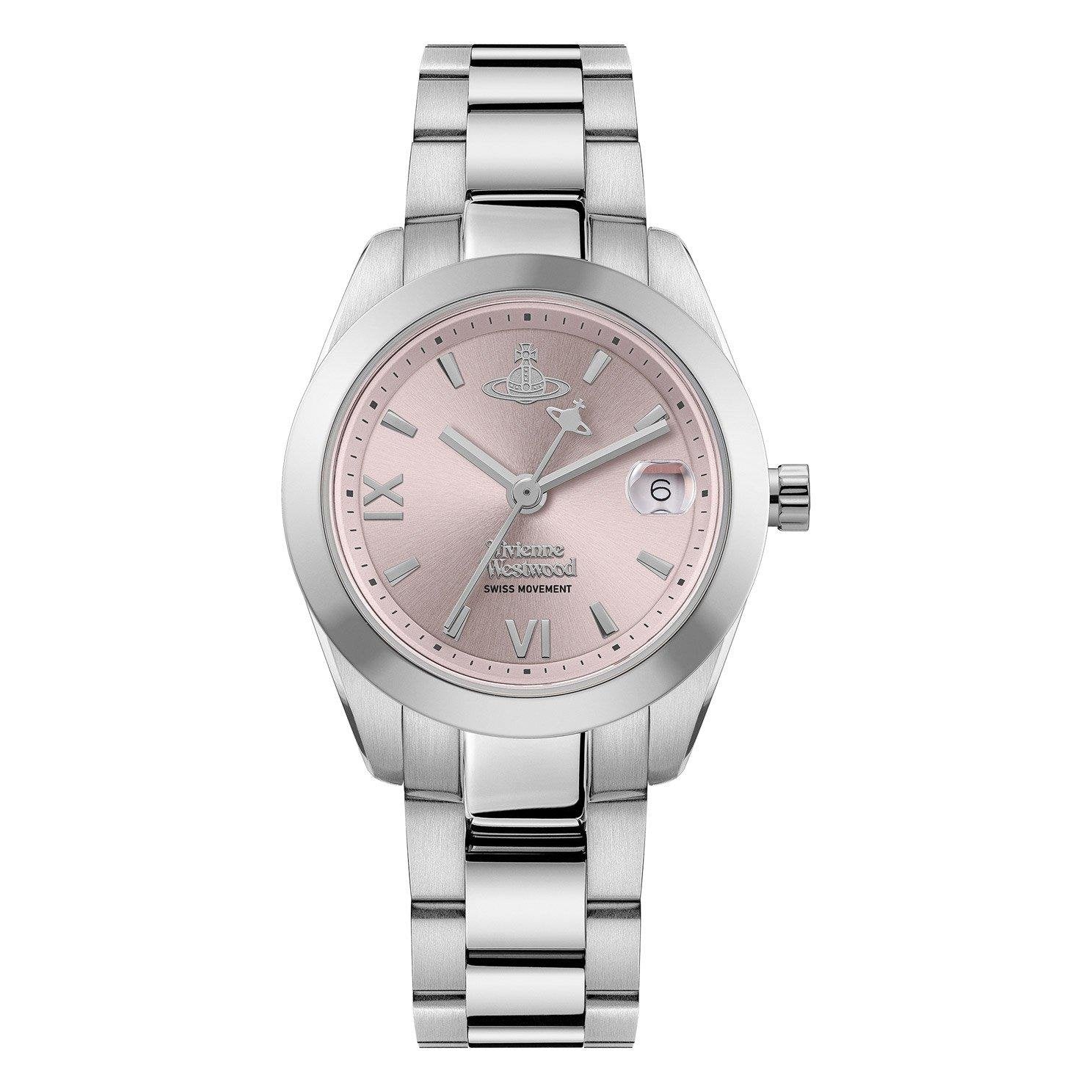 Vivienne westwood fenchurch ladies watch pink