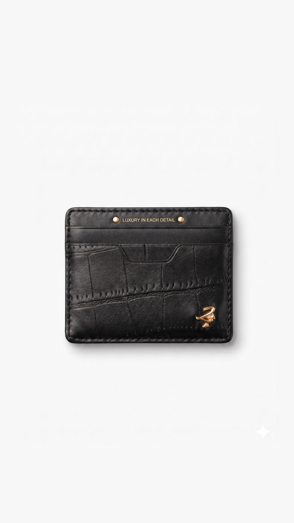 Onyx Black Leatherworks Cardholder