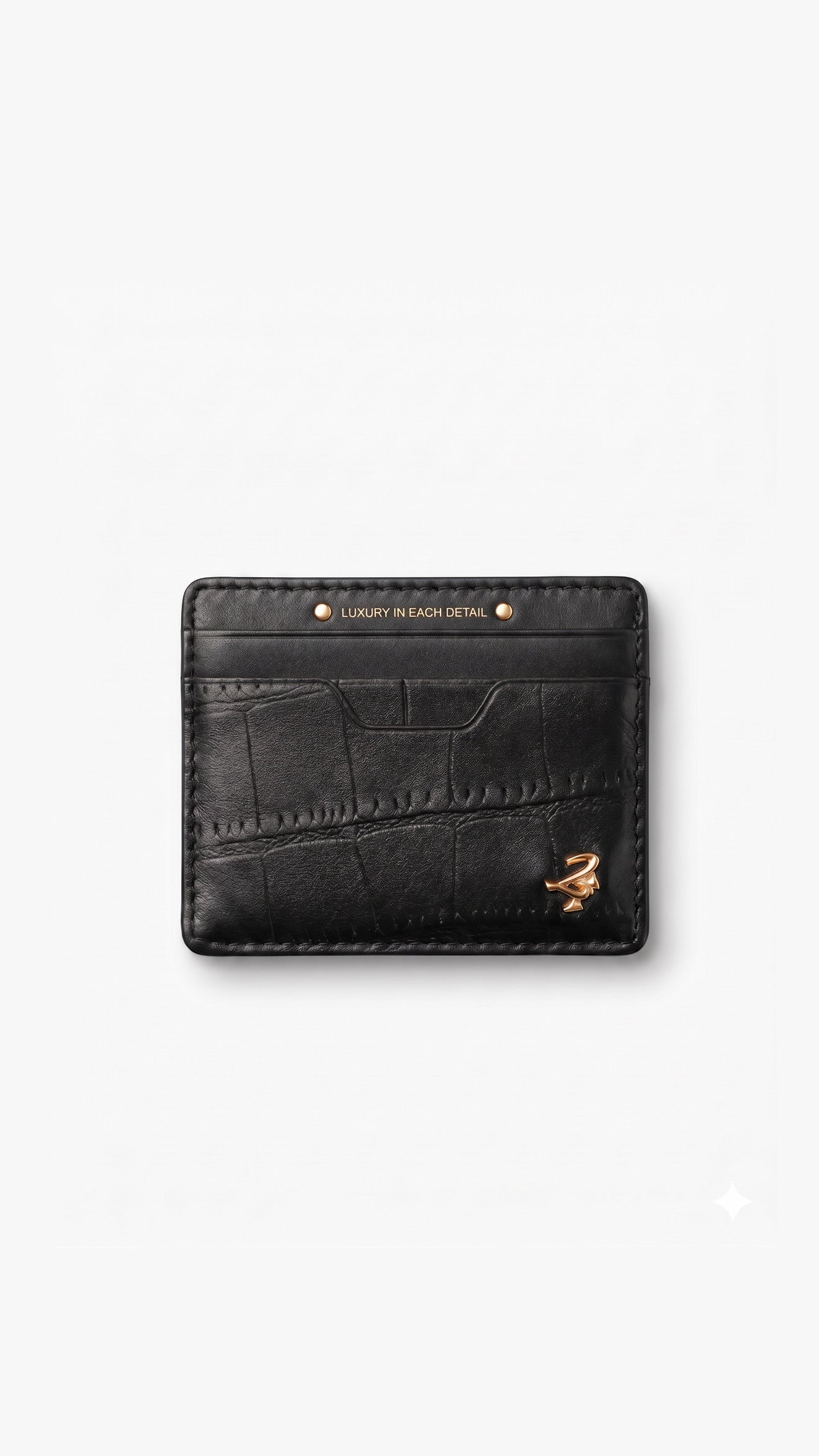 Onyx Black Leatherworks Cardholder