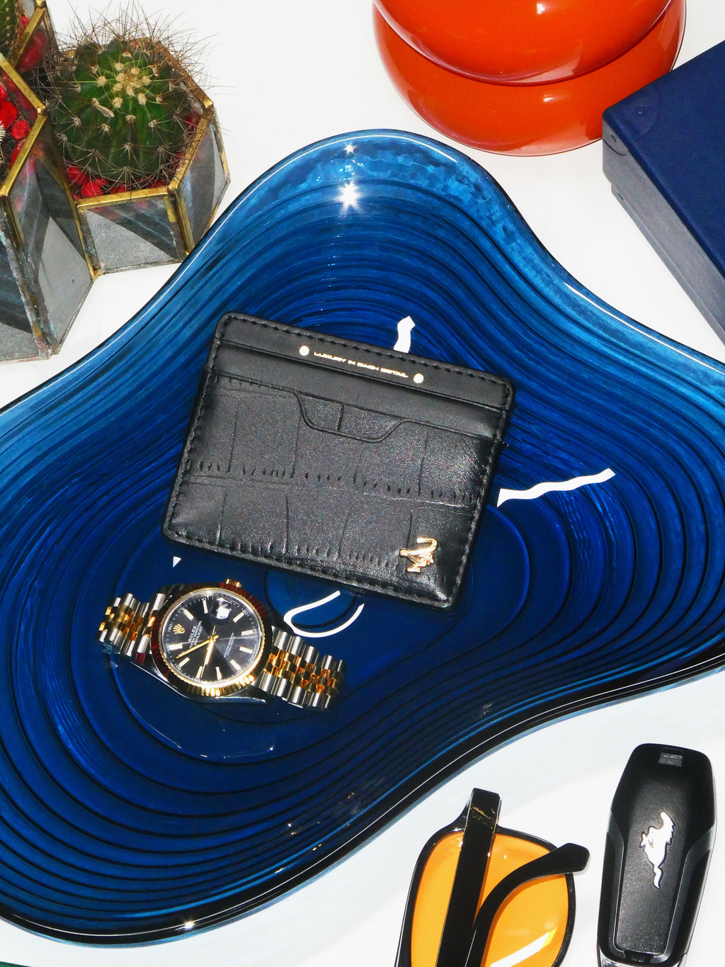 Onyx Black Leatherworks Cardholder