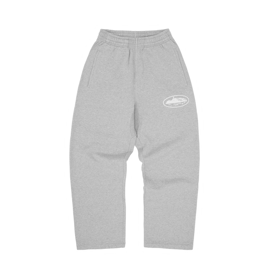 Island Puff Print Open Hem Sweatpant