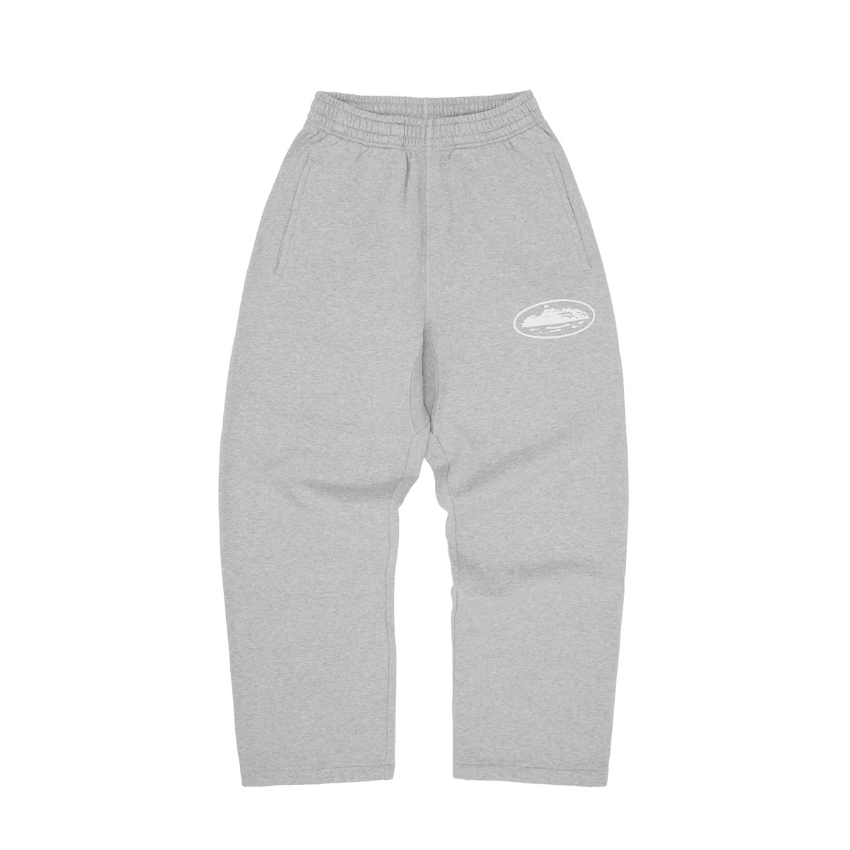 Island Puff Print Open Hem Sweatpant