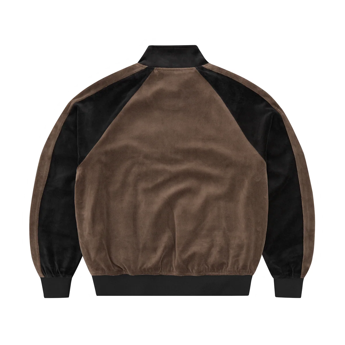 Corteiz PISTA VELOUR TRACK JACKET BROWN