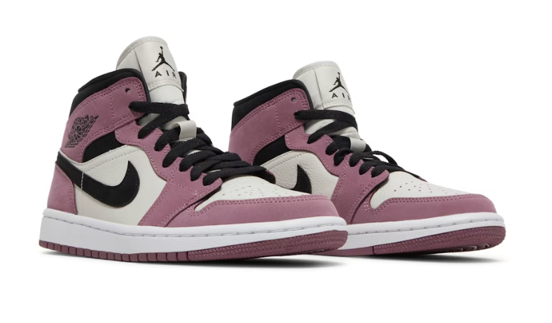 Nike Air Jordan 1 Mid Berry Pink / Light Mulberry (WMNS)