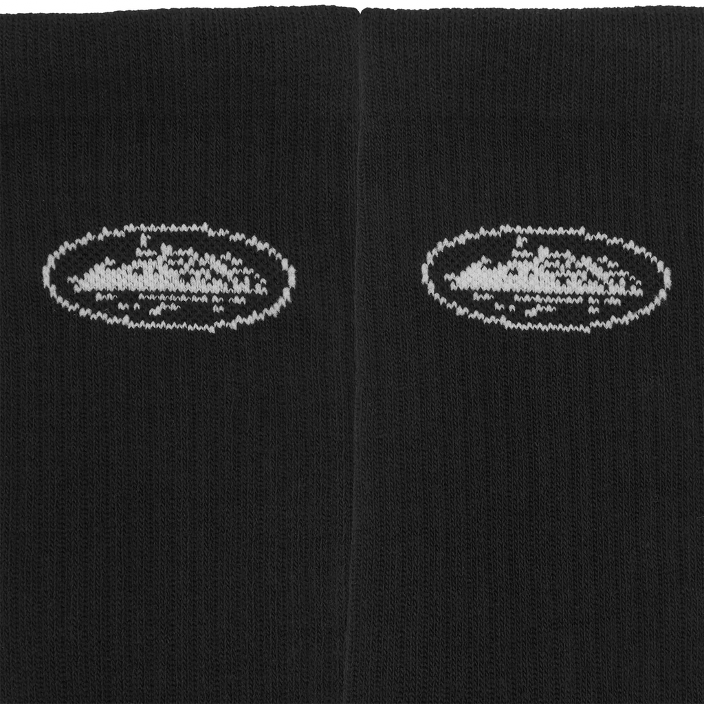 Corteiz Black Alcatraz Socks