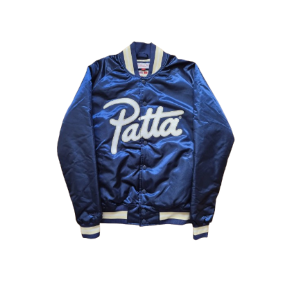 Patta x Mitchell & Ness Friends & Family Satin Bomber Jacket
