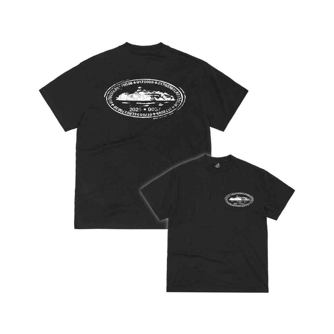 Corteiz Island Stamp Tee (Black)