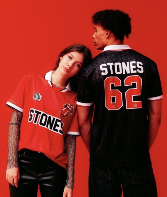 Rolling Stones x Admiral x England World Club Jersey