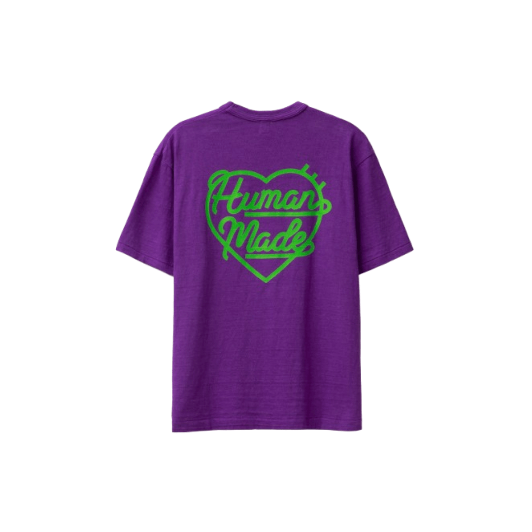 Human Made Coloured Small Heart T-Shirt in Purple – 21STBEAST