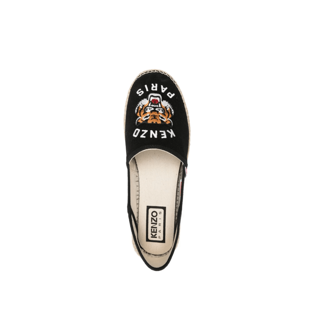 サンダル KENZO LUCKY TIGER ESPADRILLES Kenzo Lucky Tiger-embroidered Espadrilles | Pink | FARFETCH
