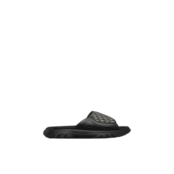 Dior H-Town Rubber Oblique Jacquard Slide - Image 3